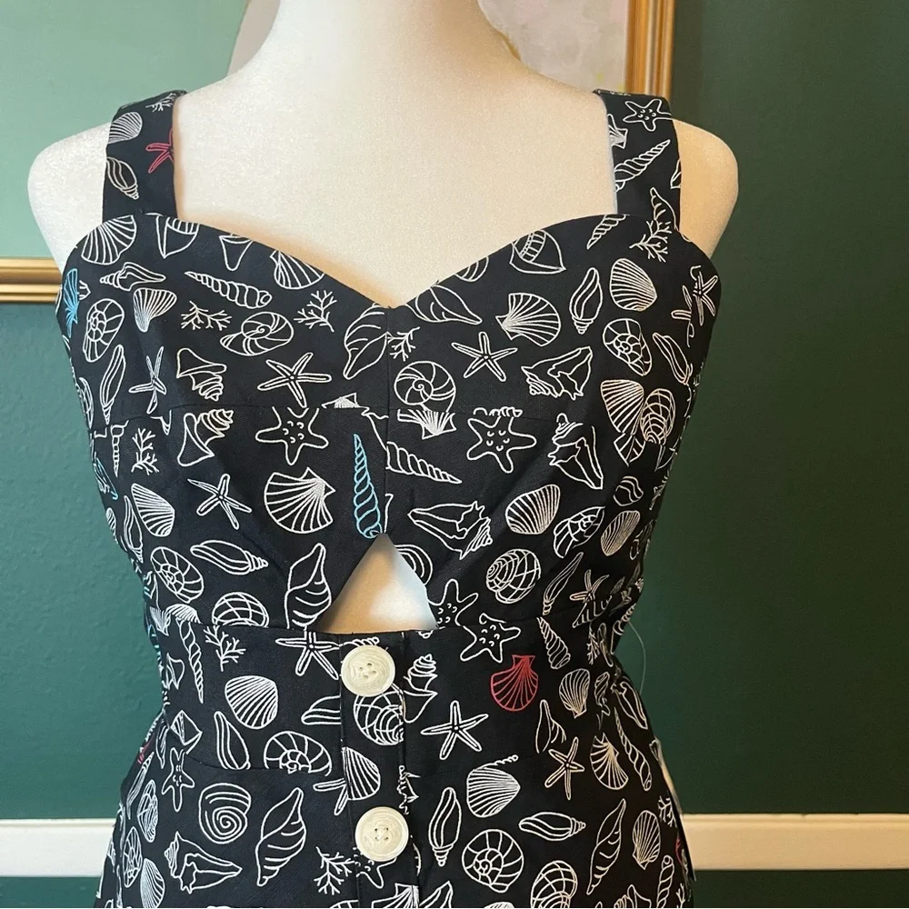 MODCLOTH Seashore Spectacular Fit and Flare Dress NWT - Picture 5 of 9